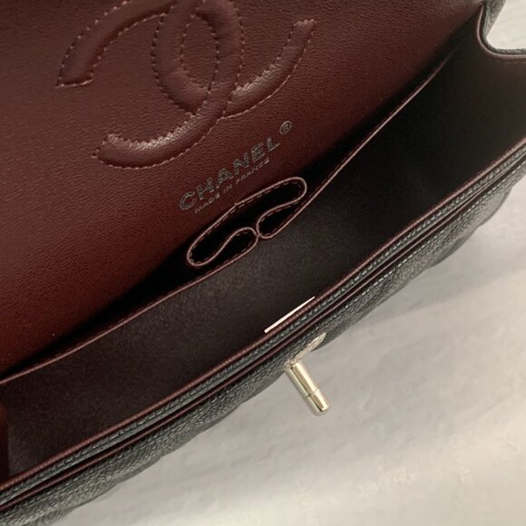 CHANEL CF Classic flap 25CM medium black silver buckle A01112 - Picture 9 of 9